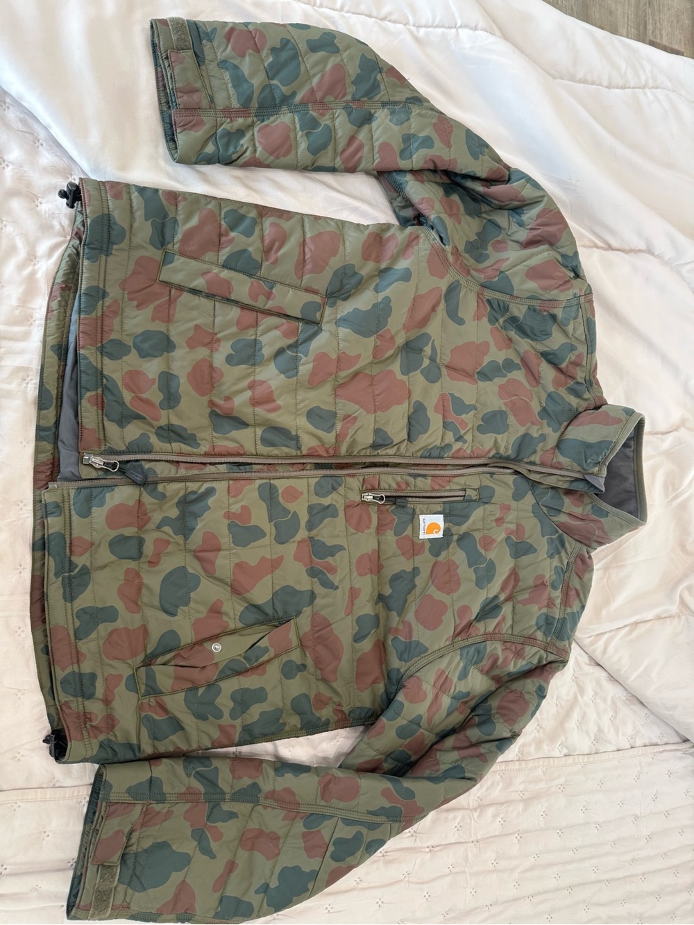 Carhartt Camo Down Jacket Large Like New